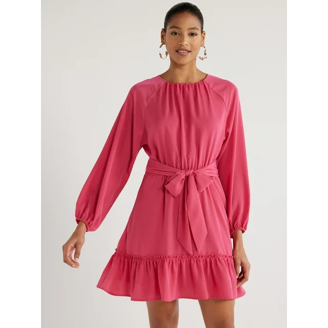 Scoop Women’s Fit and Flare Dress, Sizes XS-XXL | Walmart (US)