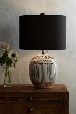 Uteki Painted Table Lamp | Anthropologie (US)