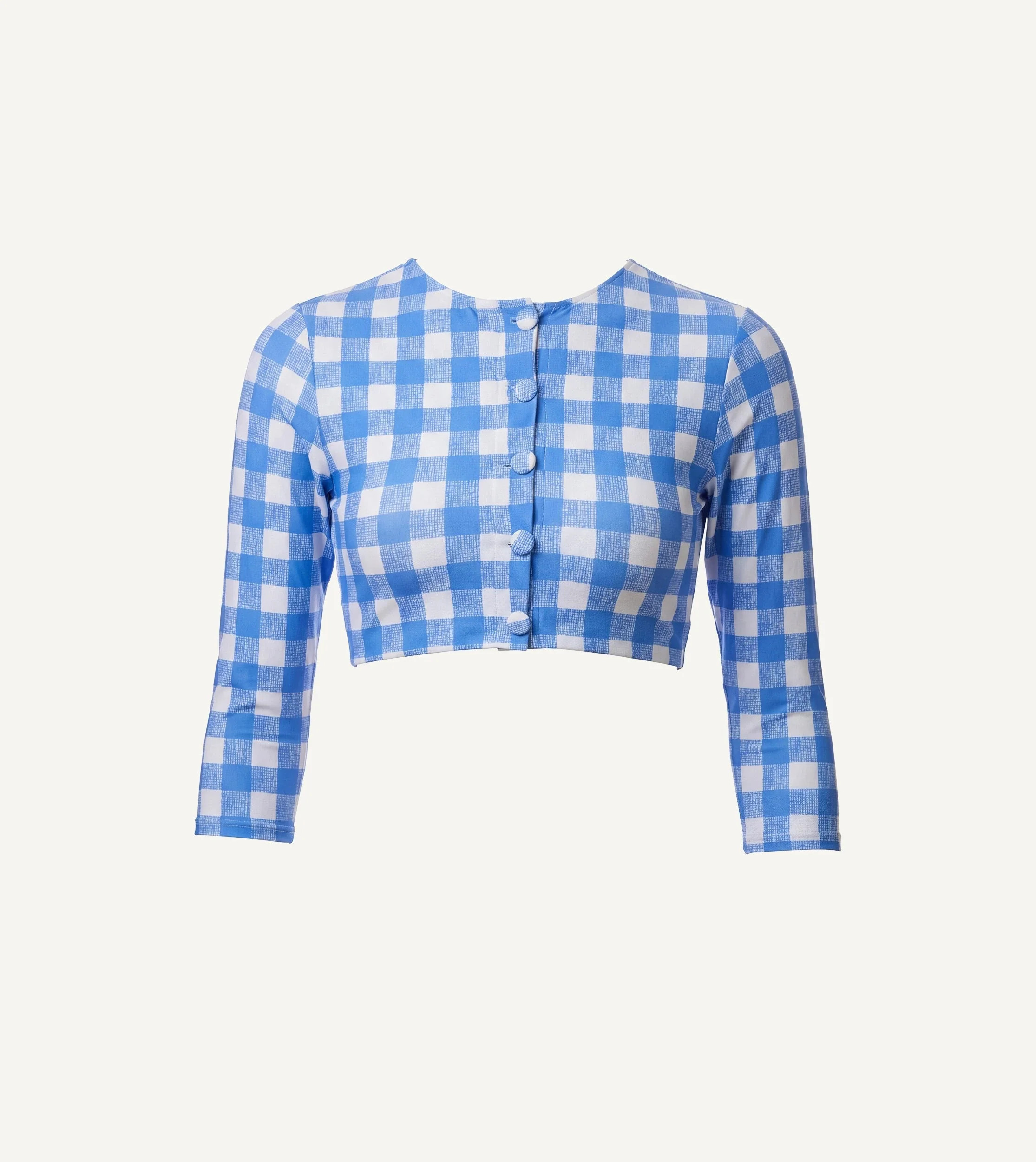 Skye Rashguard | Blue Bonnet Gingham | Cleobella