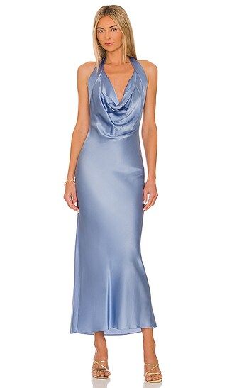 Esther Long Dress in Sea Blue | Revolve Clothing (Global)