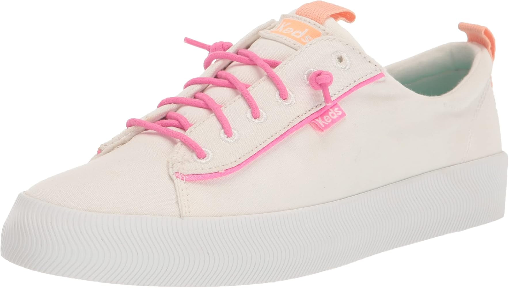 Keds Women's Kickback Canvas Pop Sneaker | Amazon (US)