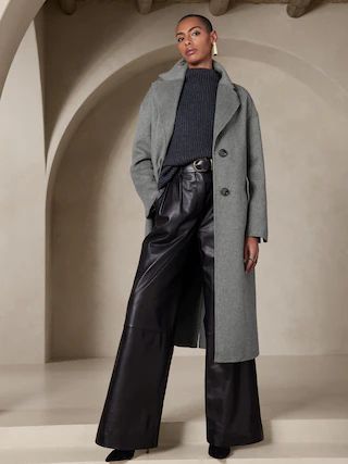 Carys Double-Faced Coat | Banana Republic (US)