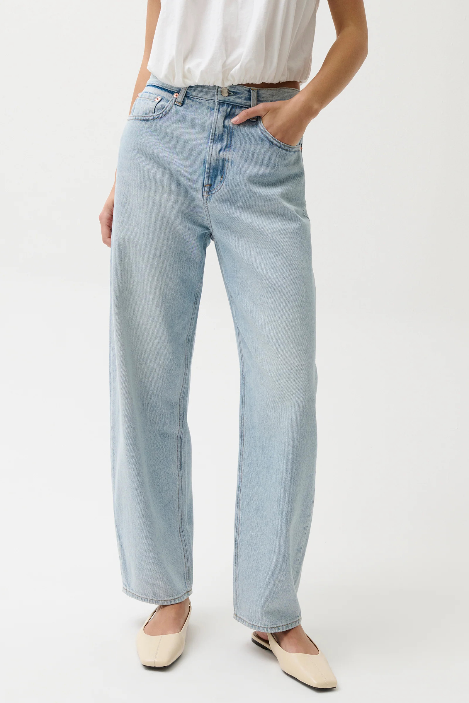 Wes High Rise Barrel Jean - Waves | Pistola Denim