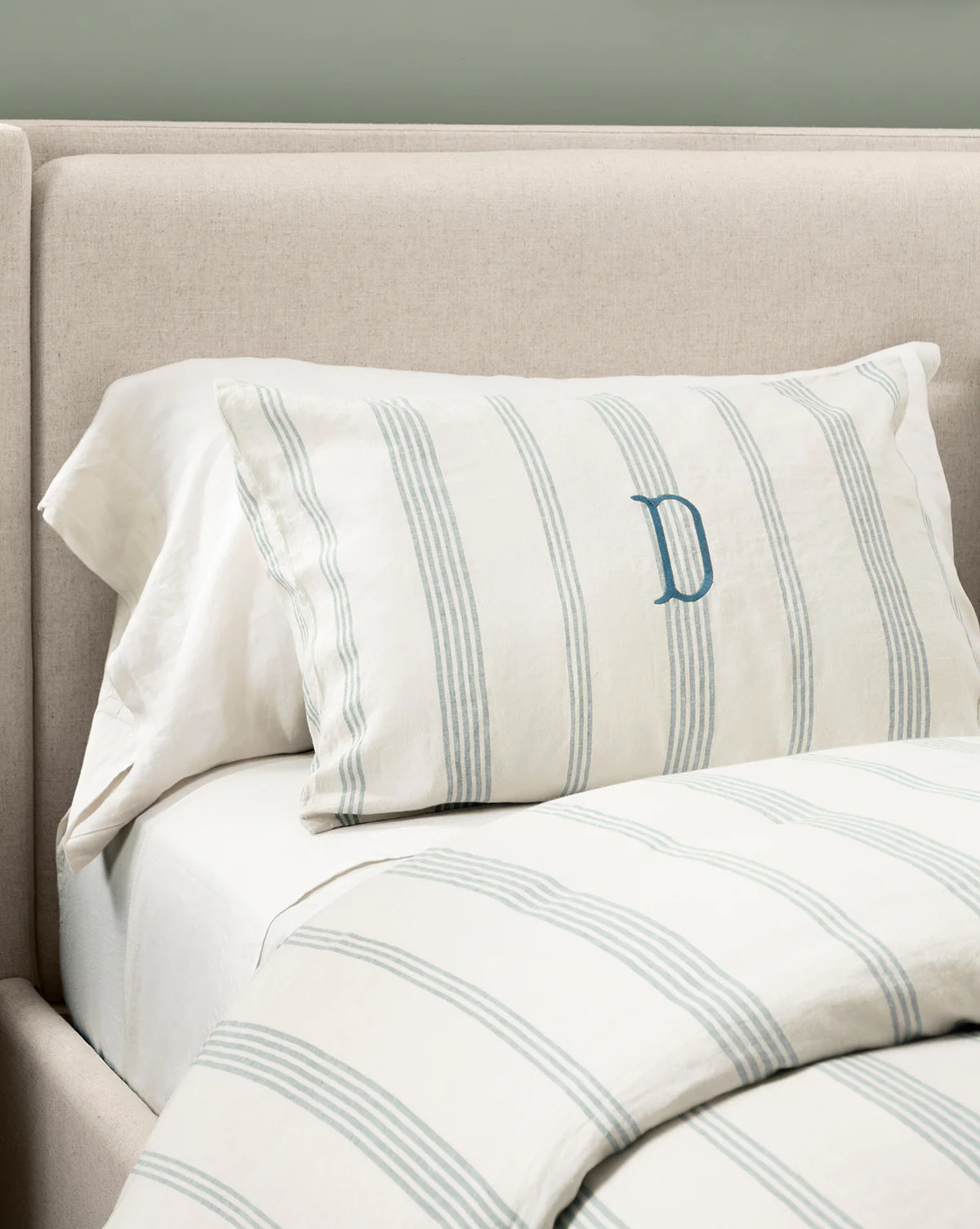 Ellerby Linen Stripe Shams (Set of 2) | McGee & Co. (US)