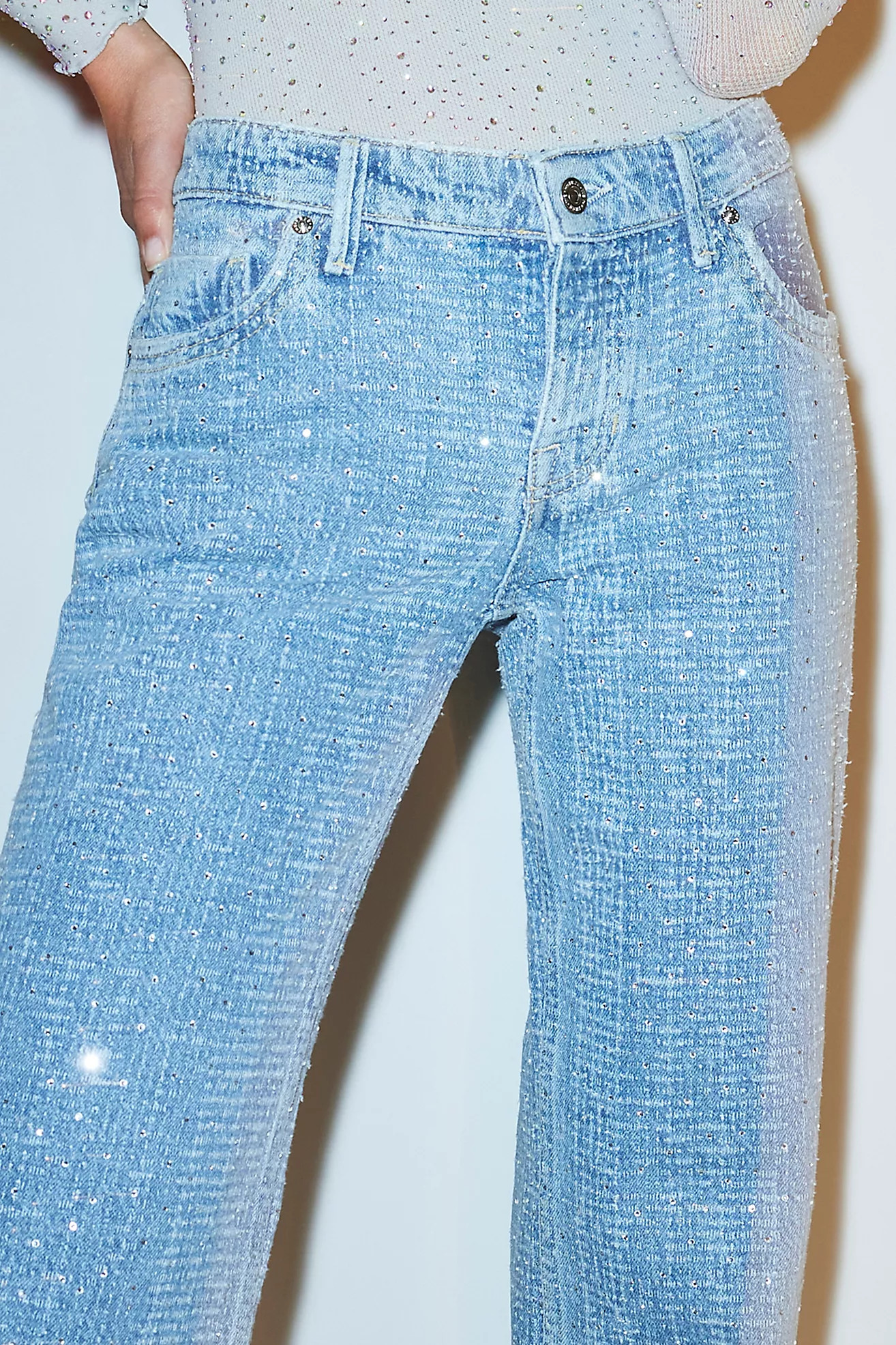 We The Free Tennessee Low-Rise Shine Boyfriend Jeans | Free People (Global - UK&FR Excluded)
