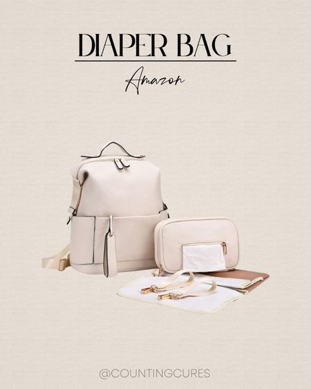 This diaper bag is a must-have for moms! Check out this cute and neutral option from Amazon!
#momlife #affordablefinds #babyshowergift #toddleressential

#LTKBaby #LTKFindsUnder50 #LTKItBag