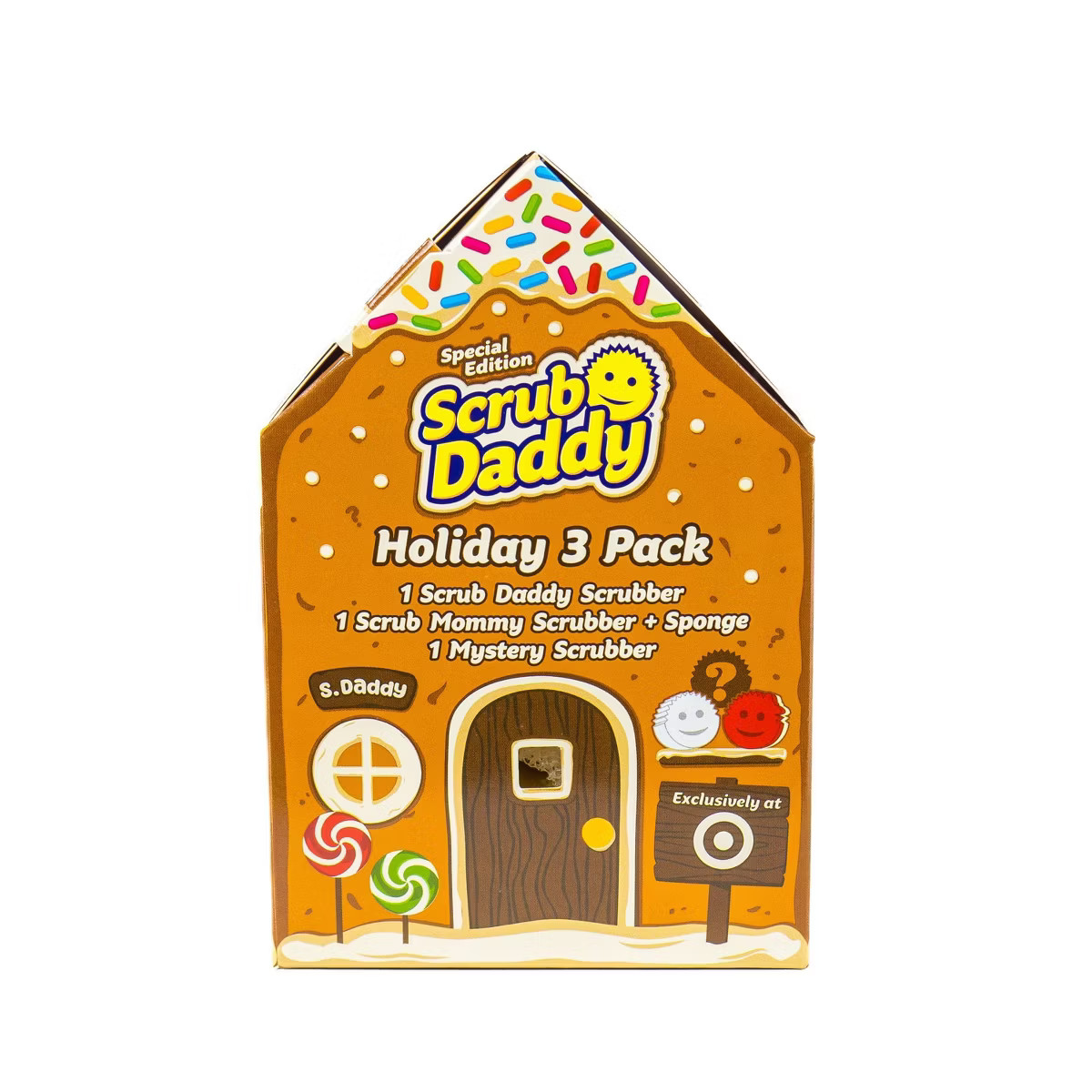 Scrub Daddy Special Edition Gingerbread House Sponge - 3ct - Exclusive to Target | Target