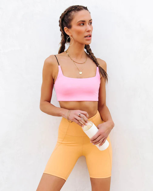 Sherbet Sports Bra - Bubble Gum | VICI
