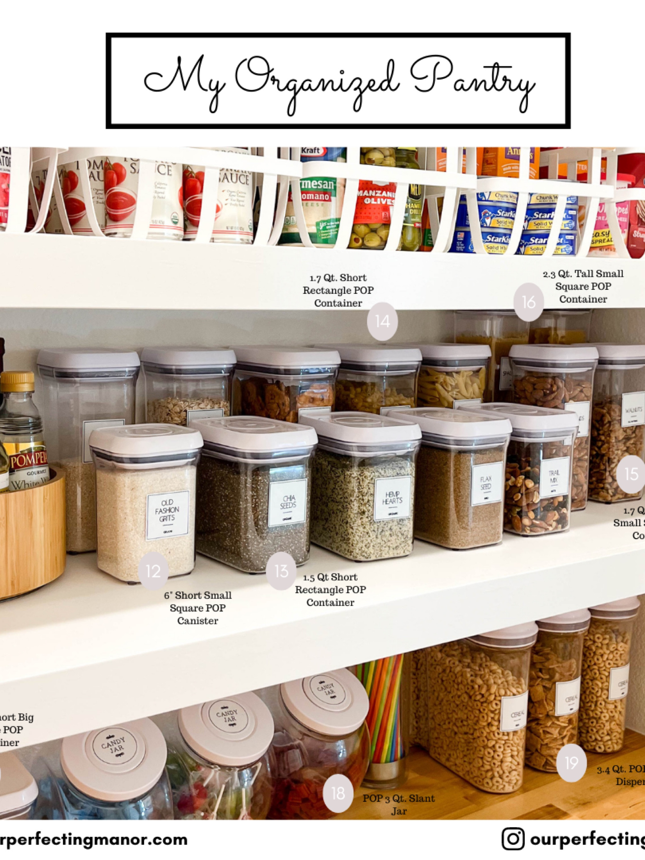 Organized pantry - Part 2
#organizedpantry #pantryorganization #thecontainerstore

#LTKhome #LTKunder50