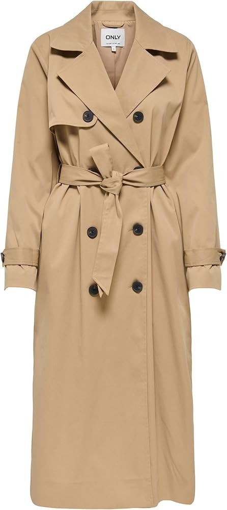 ONLY Onldisa Life Long Trench Coat CC OTW Women's Trench Coat | Amazon (FR)