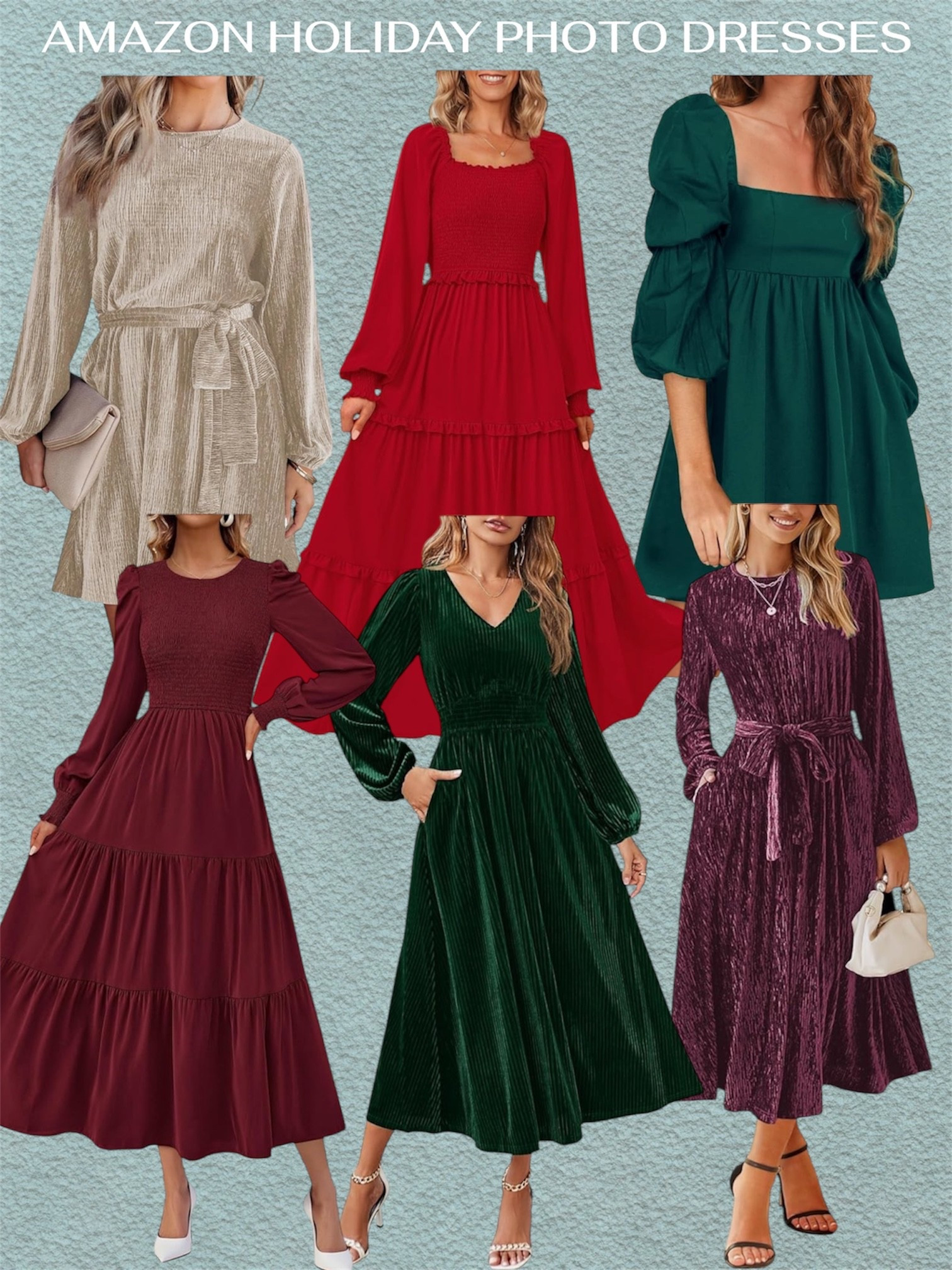 Amazon holiday photo dresses. Also great for Christmas parties. 



Amazon Christmas dress, Amazon party dress, Christmas photo dress, Christmas family photo dress, Holiday dresses, Christmas dresses, holiday party dress, New Year’s Eve dress, New Year’s Eve party, NYE outfits, wedding guest dresses, holiday wedding guest dresses 

#LTKWedding #LTKHoliday #LTKSeasonal