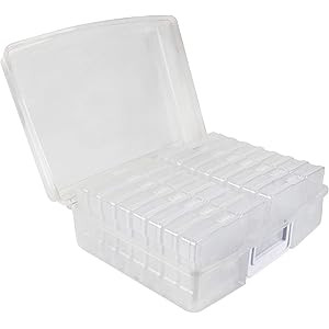Novelinks Photo Case 4" x 6" Photo Box Storage - 16 Inner Photo Keeper Photo Organizer Cases Phot... | Amazon (US)