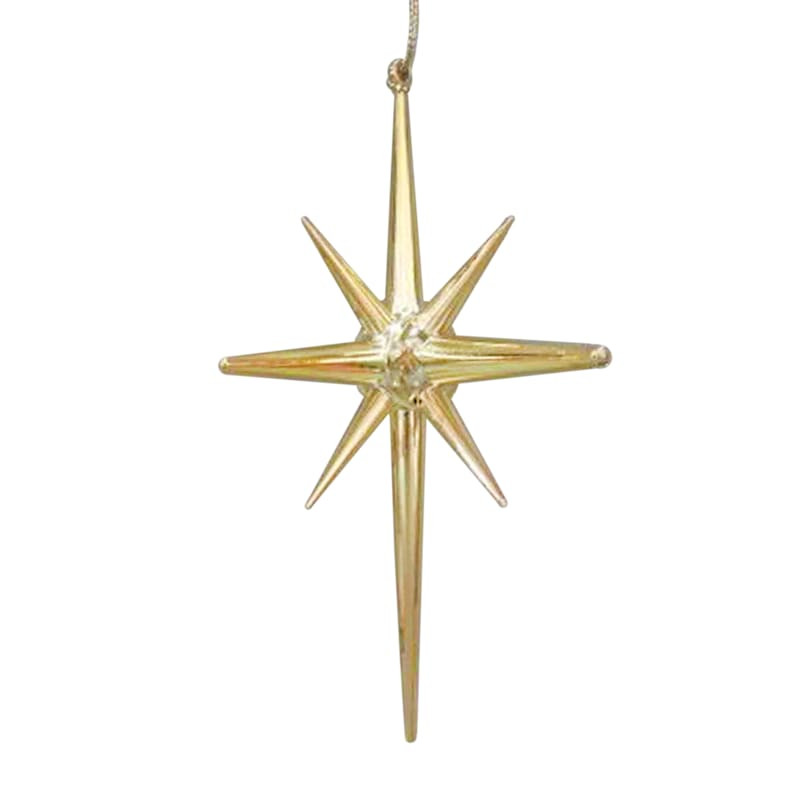 Crosby St. Gold Star Ornament, 5.5" | At Home