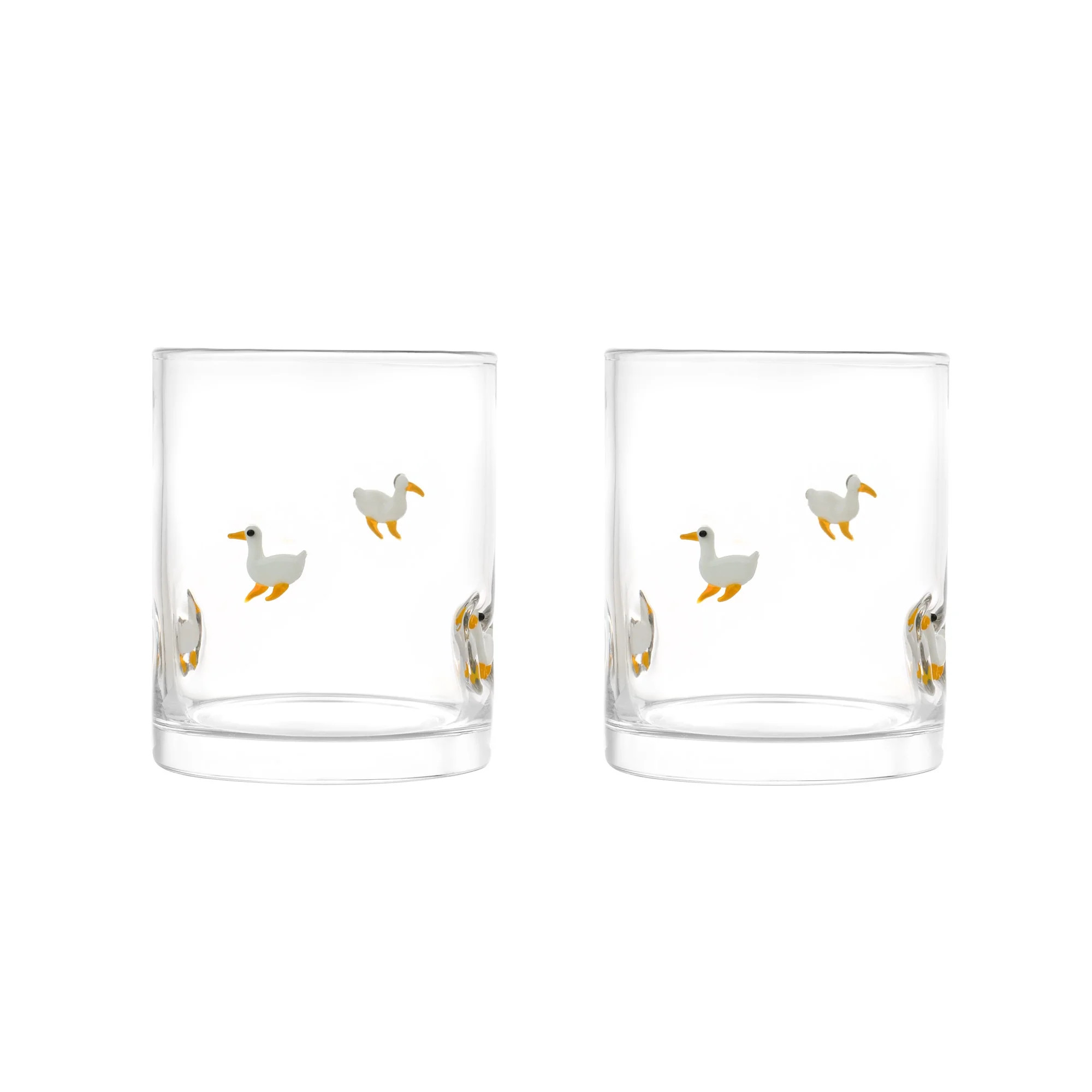 Thyme & Table 12 fl oz Easter Goose Charm Drinking Glasses, Set of 2 | Walmart (US)