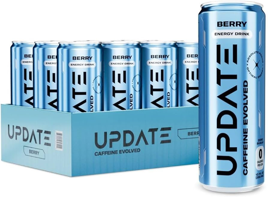 Drink Update Energy Drink with Paraxanthine - Jitter Free, Crash Free, No Overstimulation, No Wit... | Amazon (US)