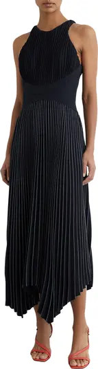 Rachel Pleated Sleeveless Midi Dress | Nordstrom