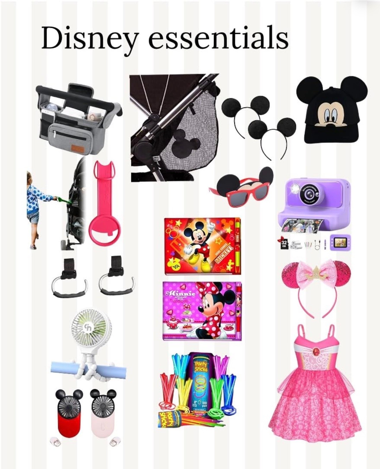 Disney essentials!! Makes life a little easier 💛 tried and true by our family!￼

#LTKKids #LTKTravel #LTKmomlife