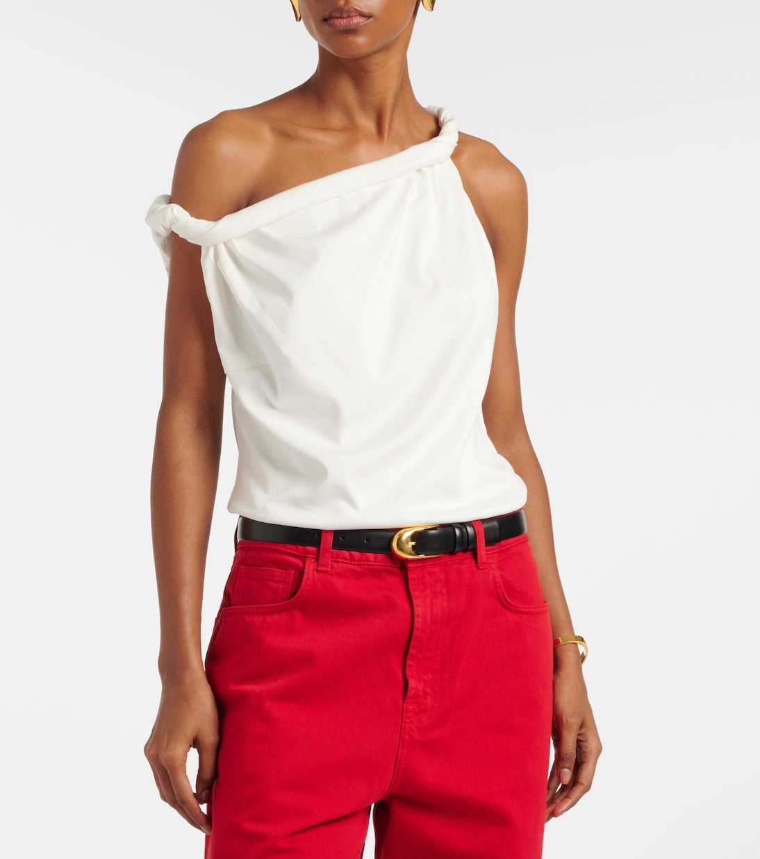 Top en coton m\u00e9lang\u00e9 | Mytheresa (FR)