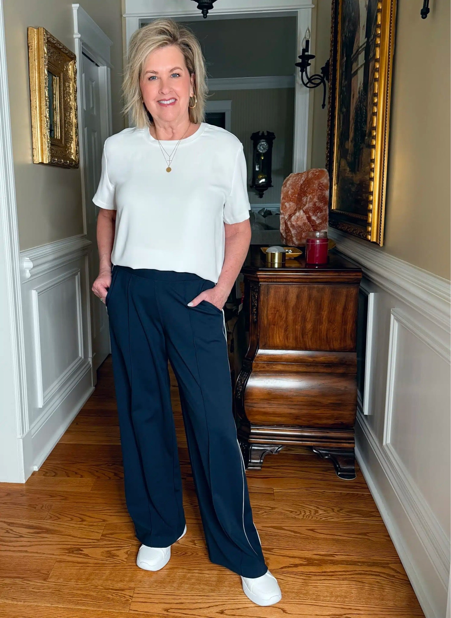 A great option for everyday! This outfit is casual and easy to wear while traveling or out running errands. My pants are a size medium.

#LTKootd #LTKOver40 #LTKTravel