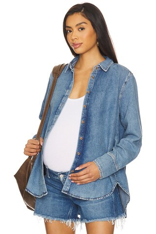 HATCH The Classic Buttondown Shirt in Vintage Dream Blue from Revolve.com | Revolve Clothing (Global)