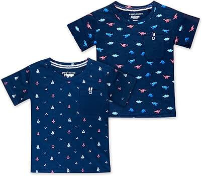 CRAFT + FLOW - 2-Pack Youth Boys Cotton T-Shirts for Toddlers (Size 2T-4T) | Amazon (US)