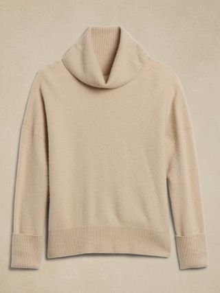 Astrid Boiled Cashmere Turtleneck Sweater | Banana Republic (US)