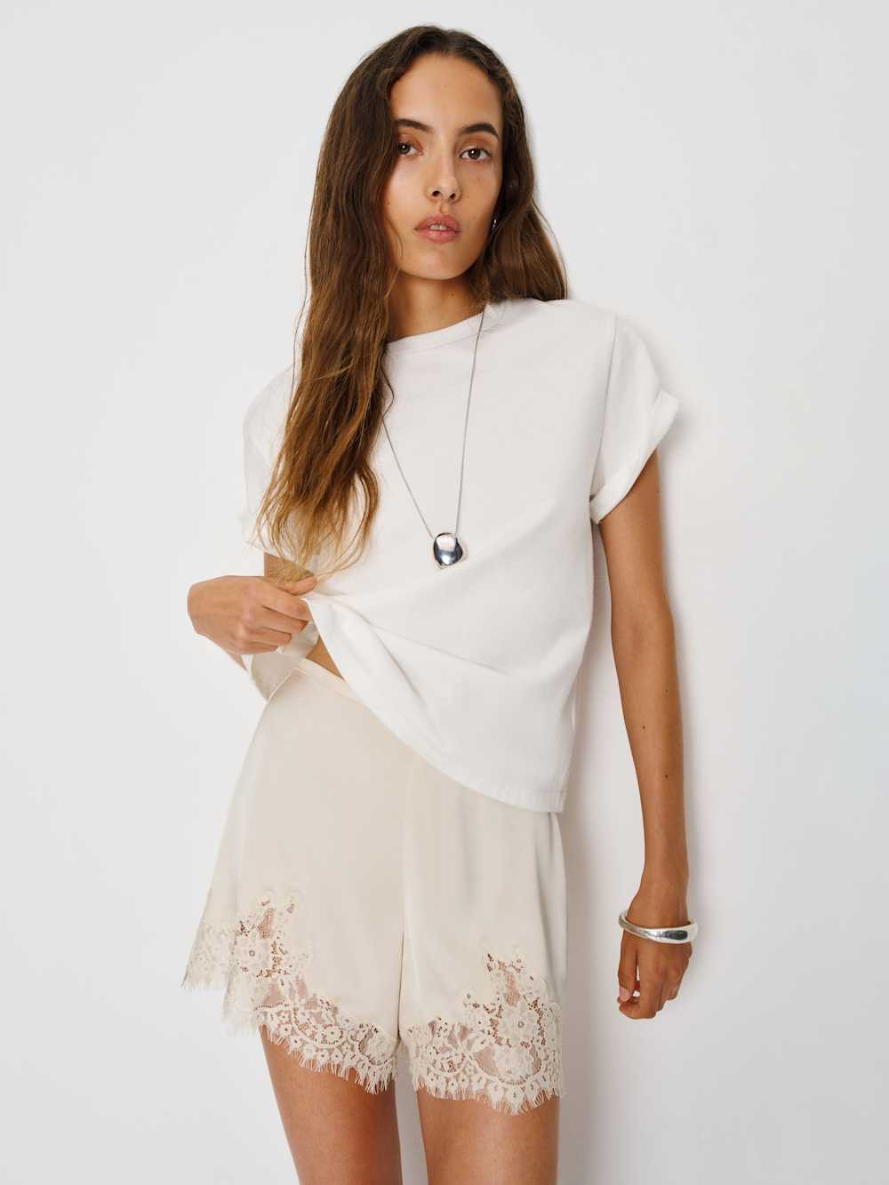 Fern Satin Short | Reformation (Global)