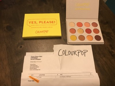 ColourPop Yes Please! Cute AF Eyeshadow Palette Sold Out Authentic - NEW!! | eBay US