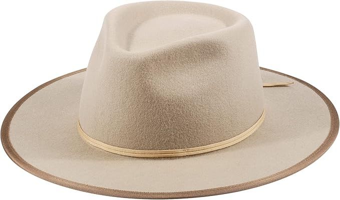 ZERTRUE Fedora Hat Vintage Wide Brim Hats 100% Australian Wool Felt Hat Trendy Panama Hat for Men... | Amazon (US)