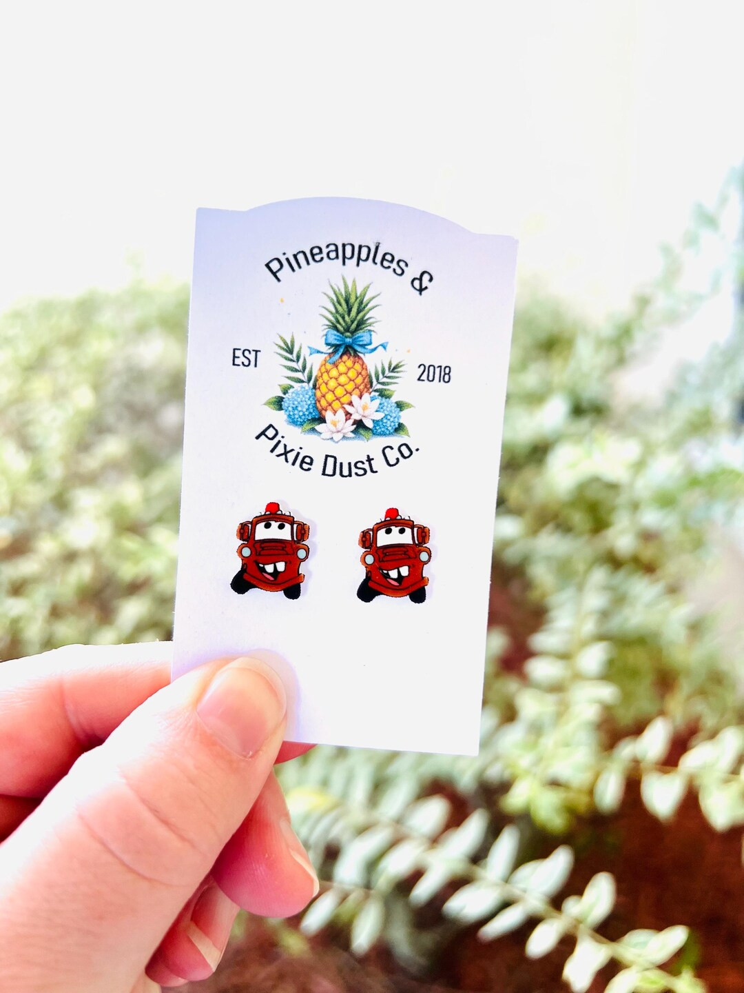 Mater Earrings/cars/radiator Springs/pixar/handmade to Order/stud Earrings/nickel Free/hypoallerg... | Etsy (US)