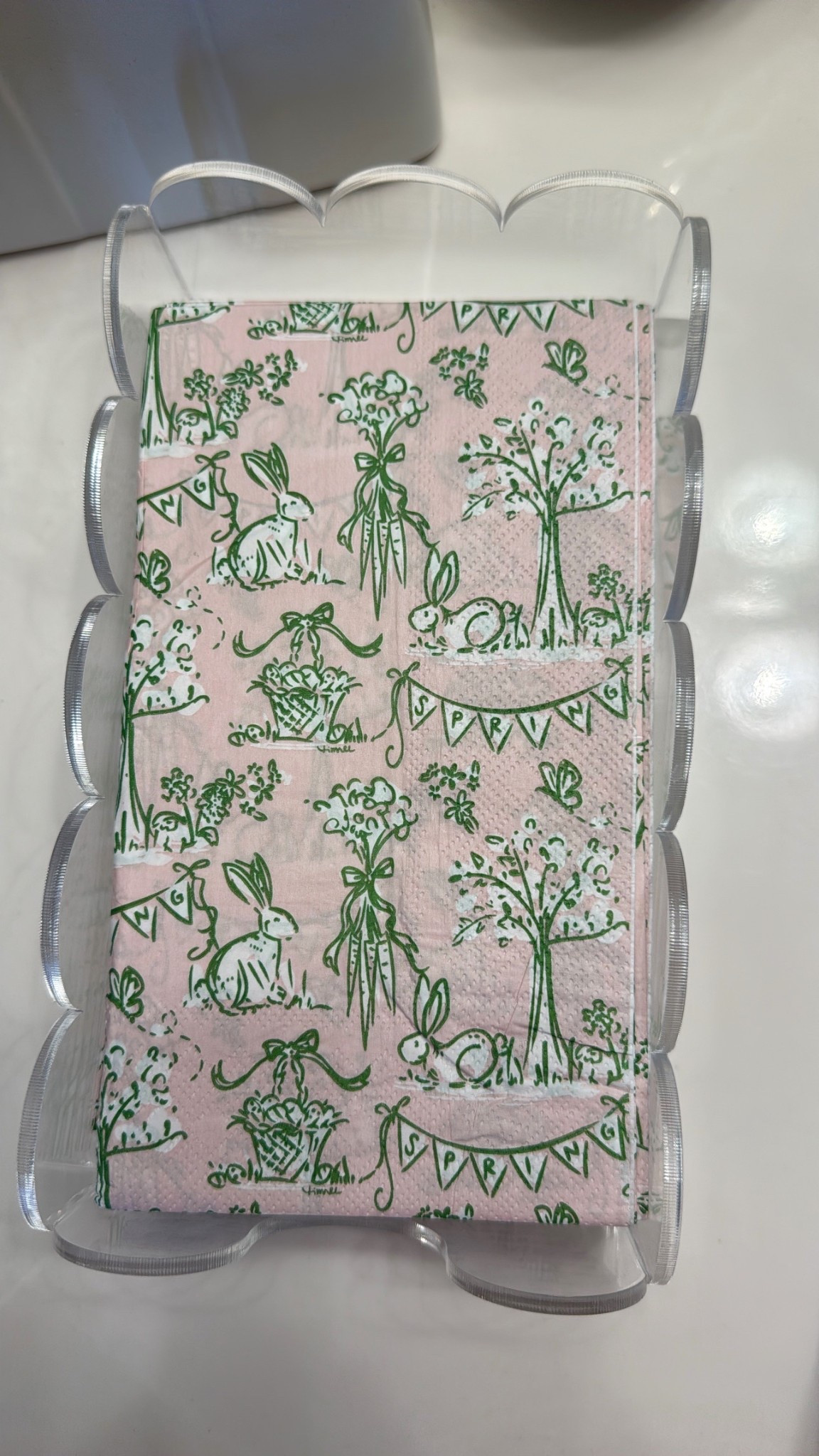 I love this acrylic scalloped guest towel holder! So cute! 

#LTKHome