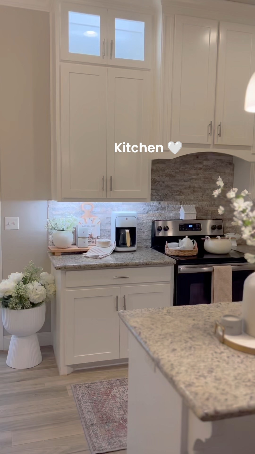 Kitchen inspiration ☕️🕯️🤍 kitchen island! Kitchen essentials! Kitchen design 

#LTKHome #LTKStyleTip