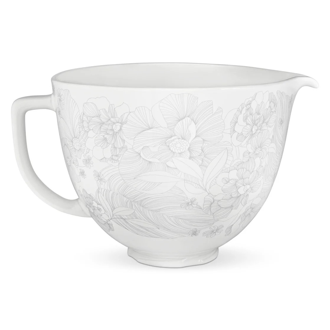 KitchenAid 5 Quart Whispering Floral Ceramic Bowl, KSM2CB5P | Walmart (US)