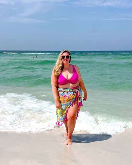 Plus Size Swimwear! 
Lane Bryant swim on major sale today! I LOVE this top - fits me better than any swim top. Get your regular bra size! Matching bottoms run true I got the 20, size up if in between. Coverup is a size 10/20 and plenty of room!

#LTKSeasonal #LTKPlusSize #LTKSwim