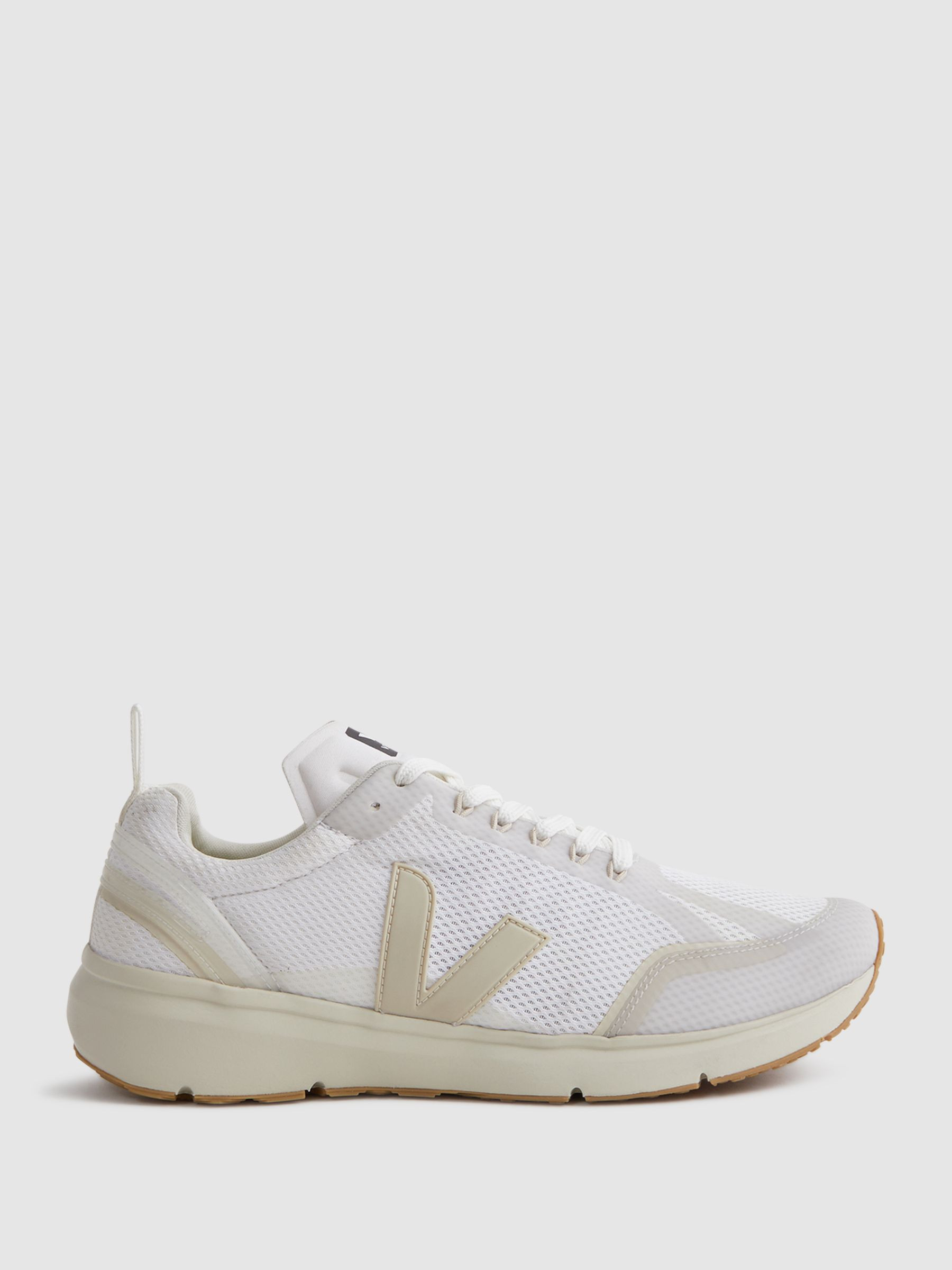 Veja Mesh Running Trainers in White Pierre | Reiss US