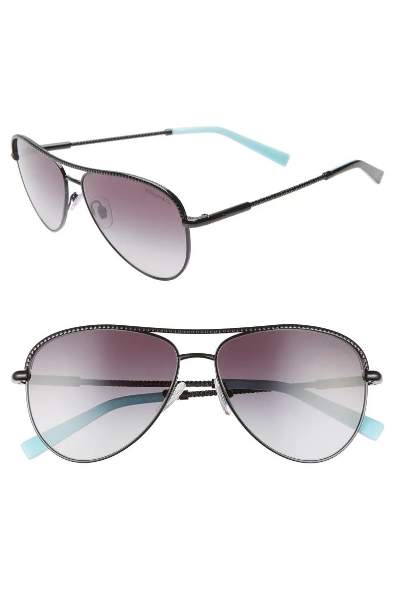 Tiffany & Co 57mm Aviator Sunglasses | Nordstrom | Nordstrom