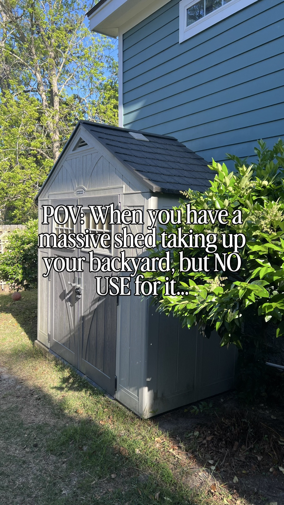 From oversized shed I never used… to a cute little backyard patio 🤍✨

I tore down this massive shed to open up the space and create something I’d actually enjoy—a cozy stone paver patio with bistro chairs, a small table, and the perfect little spot for morning coffee or evening wine 🍷☕️

Sometimes the best upgrades start with removing what no longer serves you.

Can’t wait to bring this vision to life! #BackyardMakeover #PatioInspo #OutdoorLiving #HomeProjects #DIYPatio #StonePaverPatio #BistroPatio #BackyardDesign #HomeDecorIdeas #OutdoorDecor #BeforeAndAfter #StyleOfLiiving @lowes #loweshomeimprovement #diy

#LTKHome #LTKSeasonal #LTKstorytime