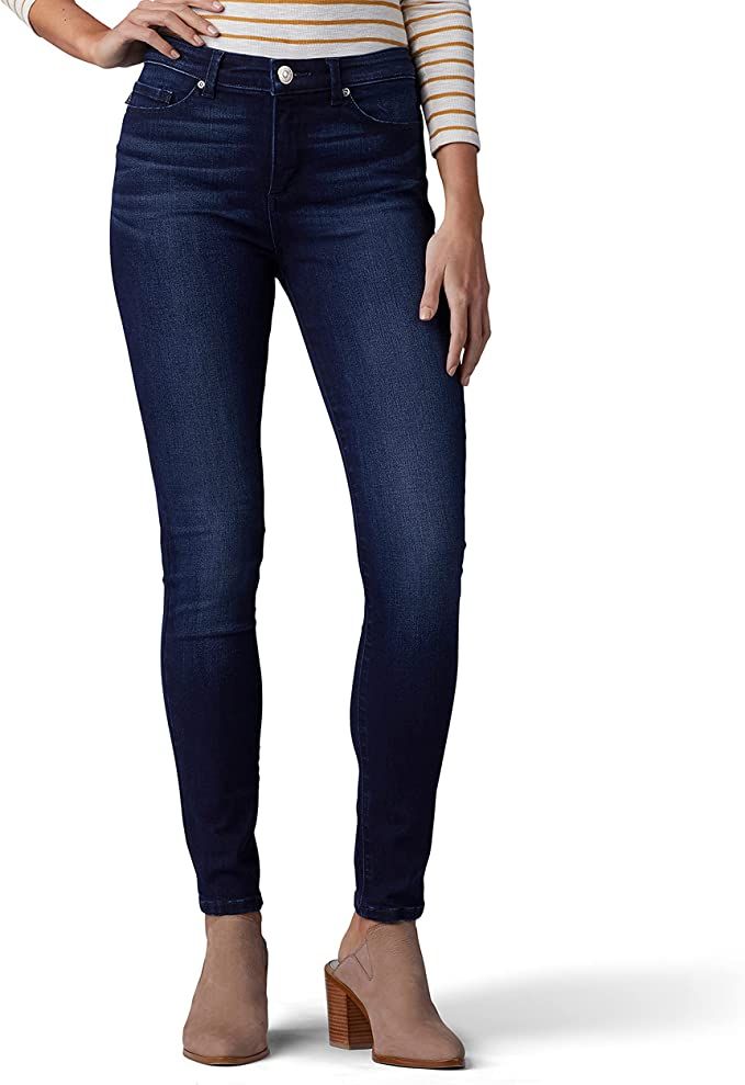 Lee Women's Sculpting Slim Fit Skinny Leg Jean | Amazon (US)