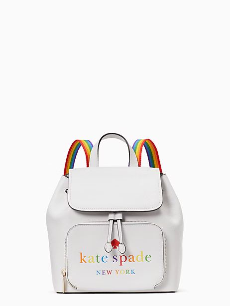 darcy flap rainbow backpack | Kate Spade Outlet