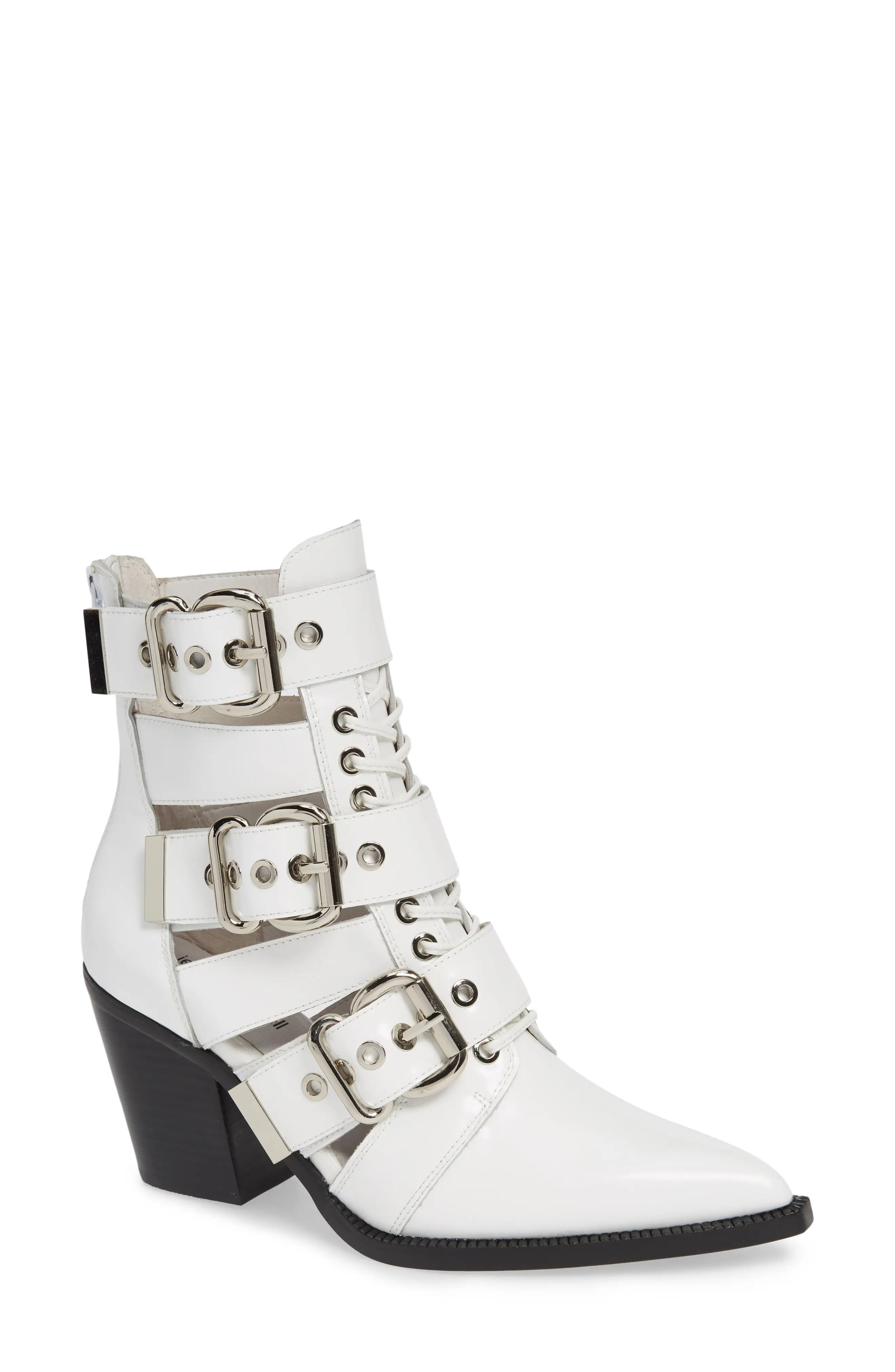 Women's Jeffrey Campbell Caceres Bootie, Size 9 M - White | Nordstrom