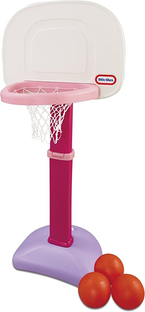 Little Tikes Easy Score Basketball Set, Pink, 3 Balls | Amazon (US)