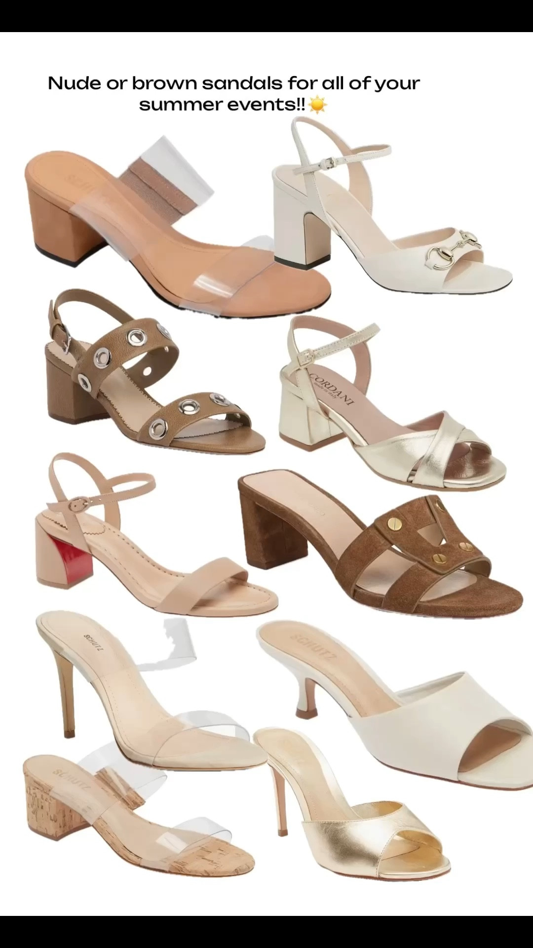 Great options here for all of your summer events coming up! Block heels work great in grass and gravel! Be comfortable at all of your special events! 🌟⭐️💫