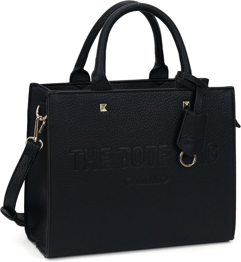 Chinllo Tote Bag for Women, Top Handle Stachel Purse and Handbags with Shoulder Strap | Amazon (US)