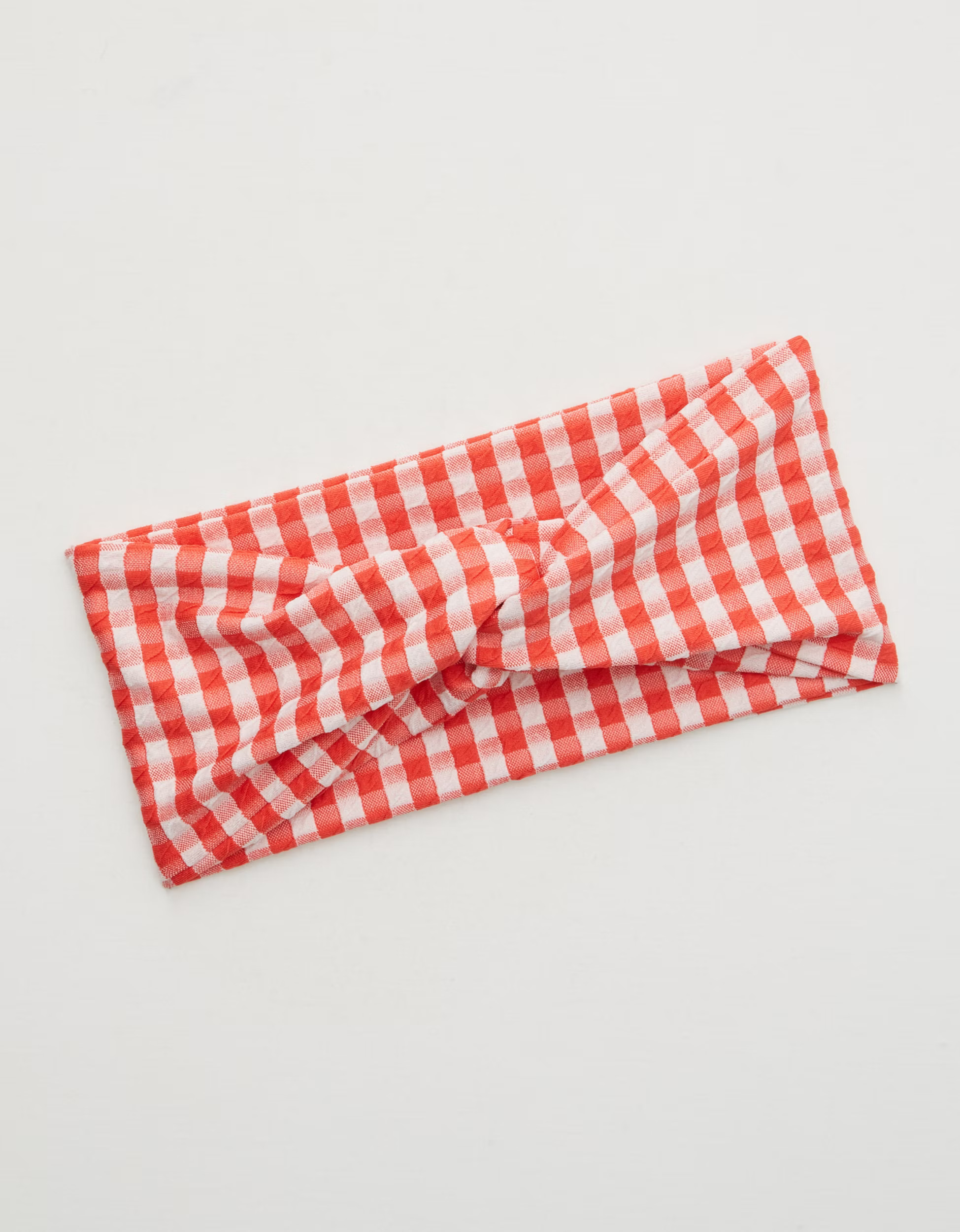 OFFLINE By Aerie Gingham Twist Headband | American Eagle Outfitters (US & CA)