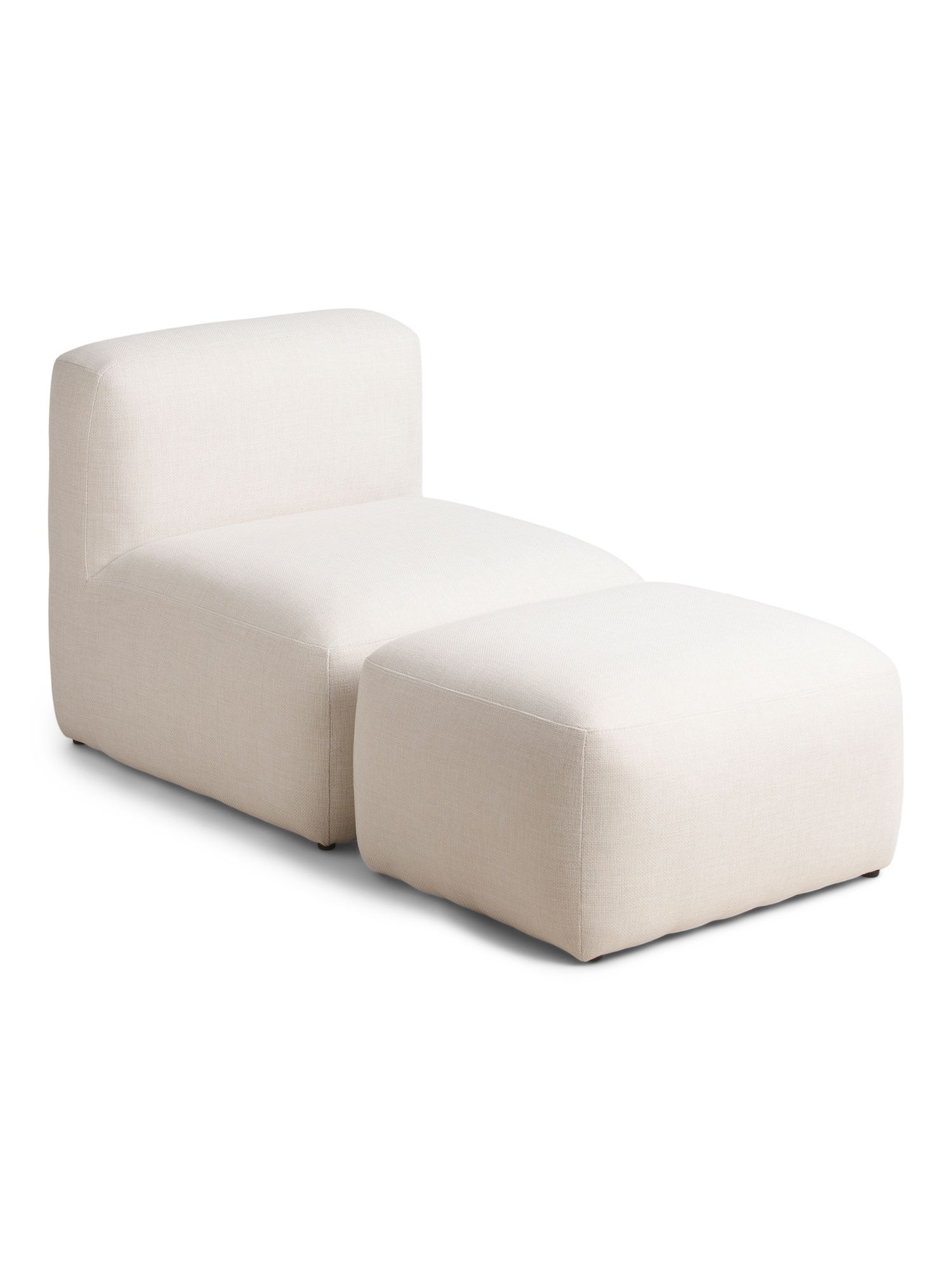 Outdoor Upholstered Chair And Ottoman Set | Marshalls