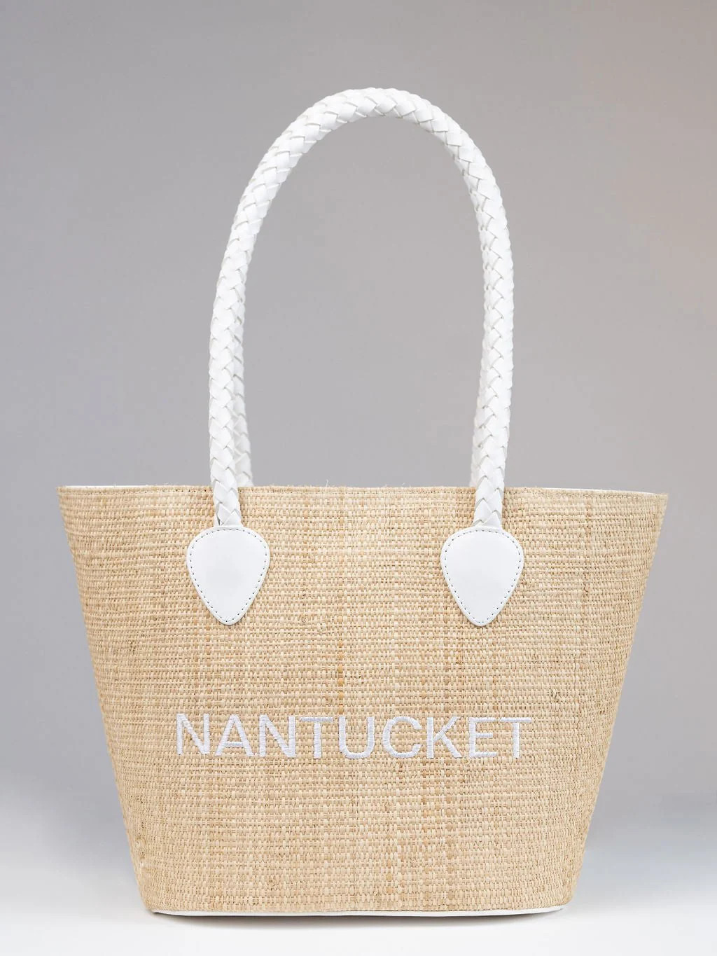 The Maroc Collection Daily Nantucket Tote in White | Beau & Ro