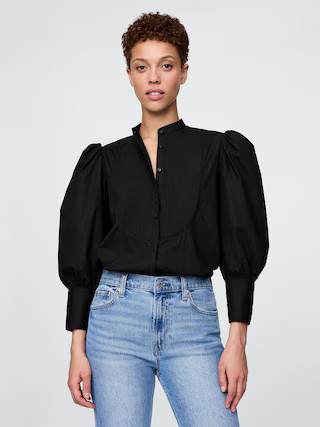 Gap × HFR Puff-Sleeve Denim Shirt by N'gai | Gap (US)