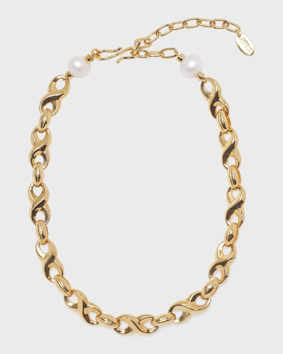 Infinity Link Necklace | Neiman Marcus