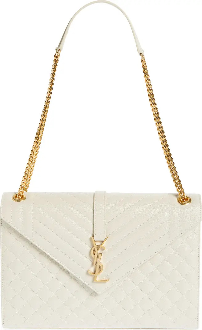 Large Envelope Calfskin Shoulder Bag | Nordstrom