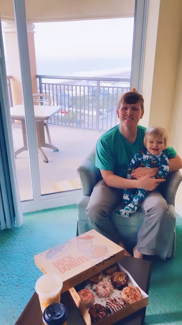 The boys let mama sleep in and had coffee and donuts for me when I woke up - they spoil me rotten!! 🍩💖🧋 happy Valentine’s weekend y’all!! 

#LTKSeasonal #LTKbaby #LTKfamily